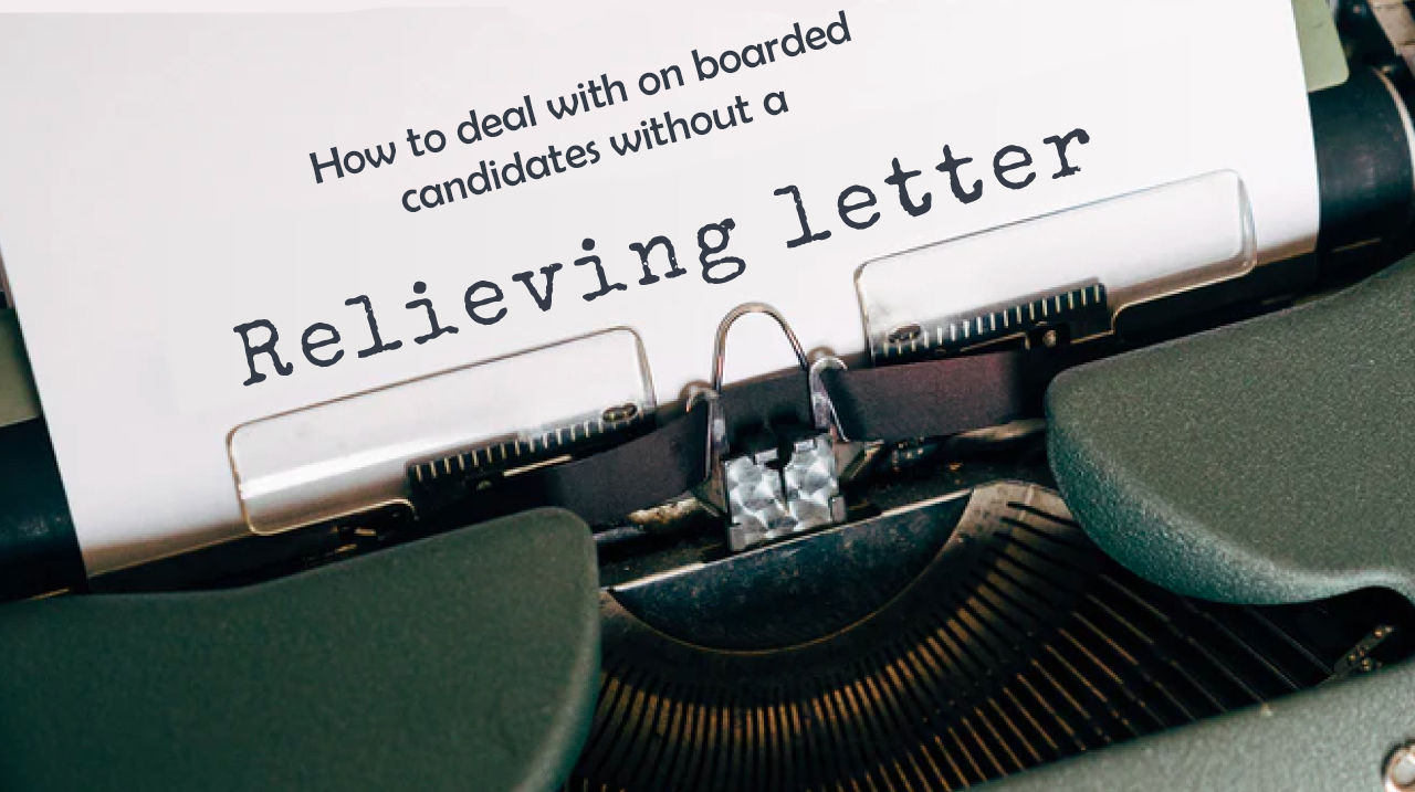 WhatsApp Group Chat - How to deal with on boarded candidates without a relieving letter?